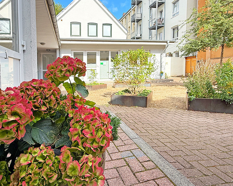 Suchthilfezentrum Kiel - Innenhofansicht