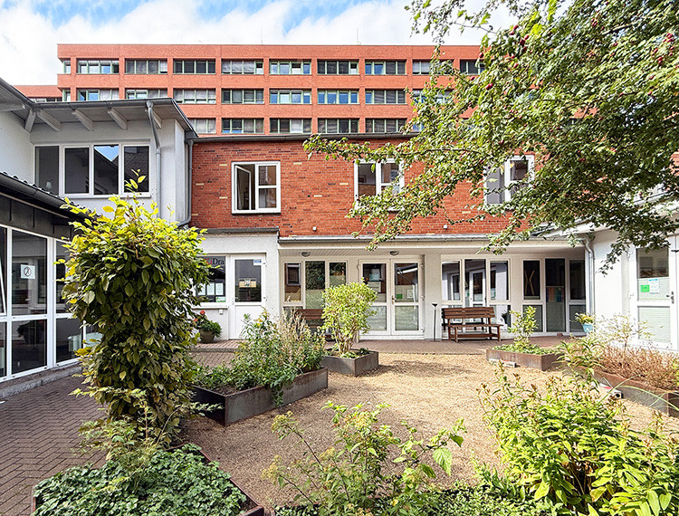 Suchthilfezentrum Kiel - Innenhofansicht