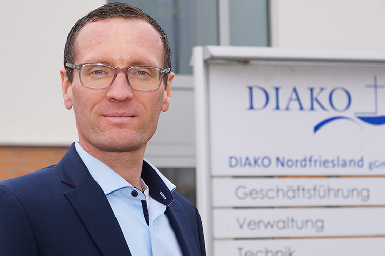 Maik Christiansen, neuer Kaufmännischer Leiter und Prokurist der DIAKO Nordfriesland gGmbH und ihrer Töchter