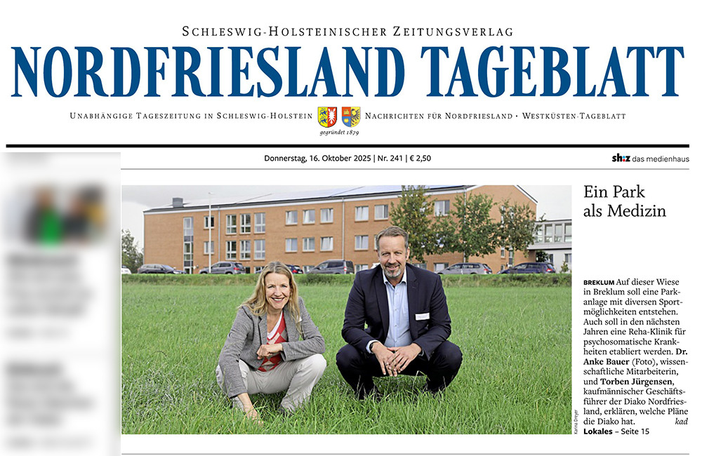 2025-10-16_Nordfriesland_Tageblatt_-S1_DIAKO_Nordfriesland_-_ein_Park_als_Medizin-Bild2