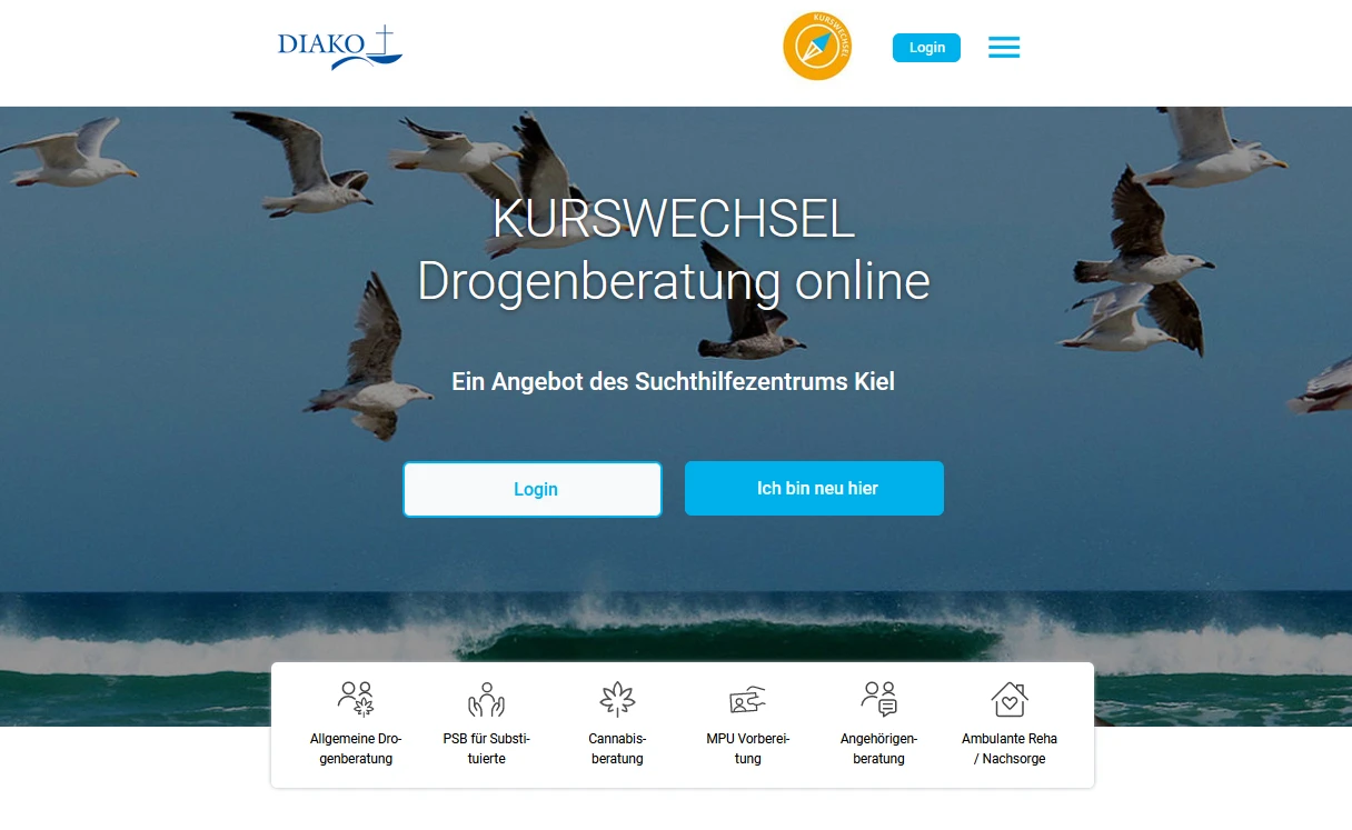 KURSWECHSEL - Drogenberatung online
