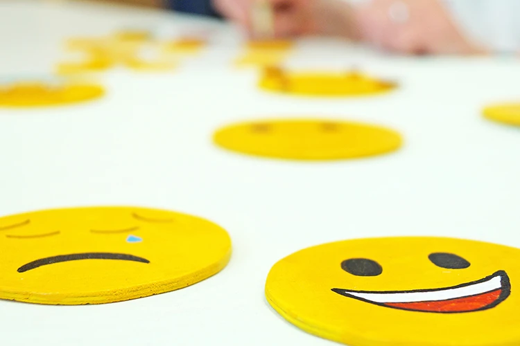 Verschiedene Emojis